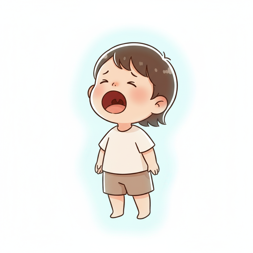 Ilustração mnemônica para o kanji 子