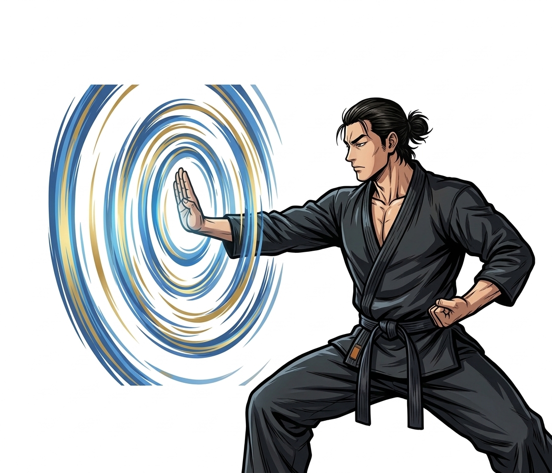 Ilustração mnemônica para o kanji 精