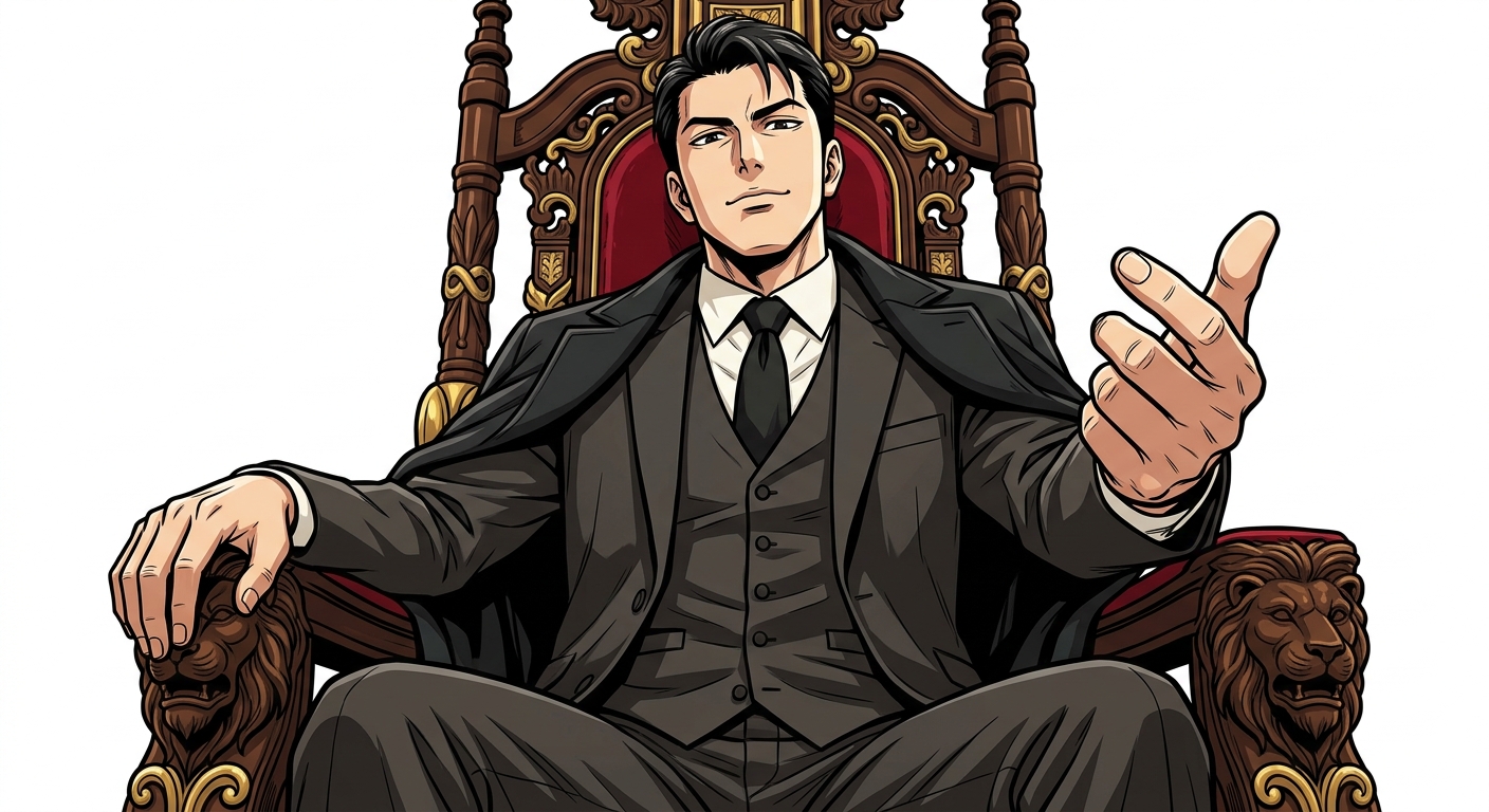 Ilustração mnemônica para o kanji 召