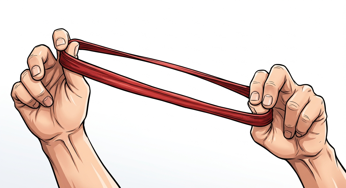 Ilustração mnemônica para o kanji 延