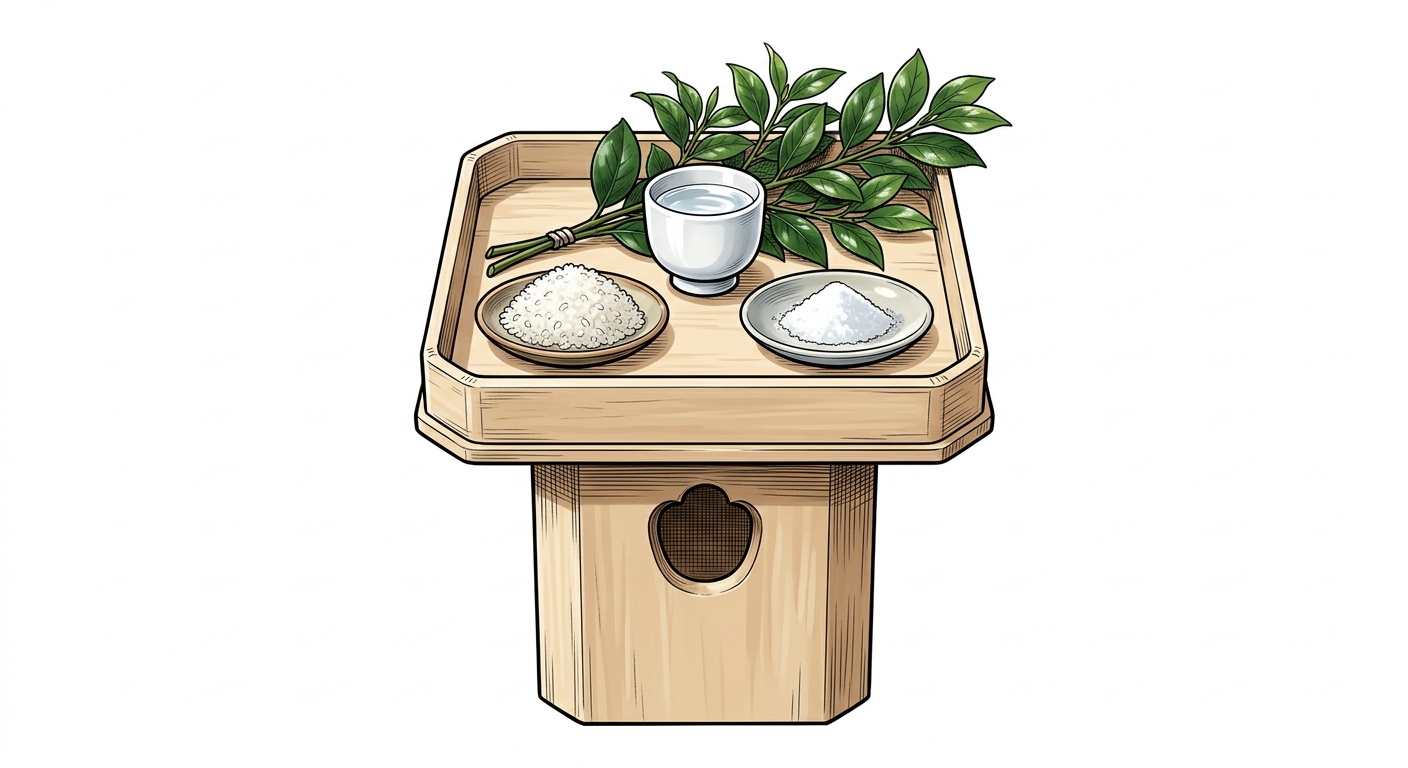 Ilustração mnemônica para o kanji 祭