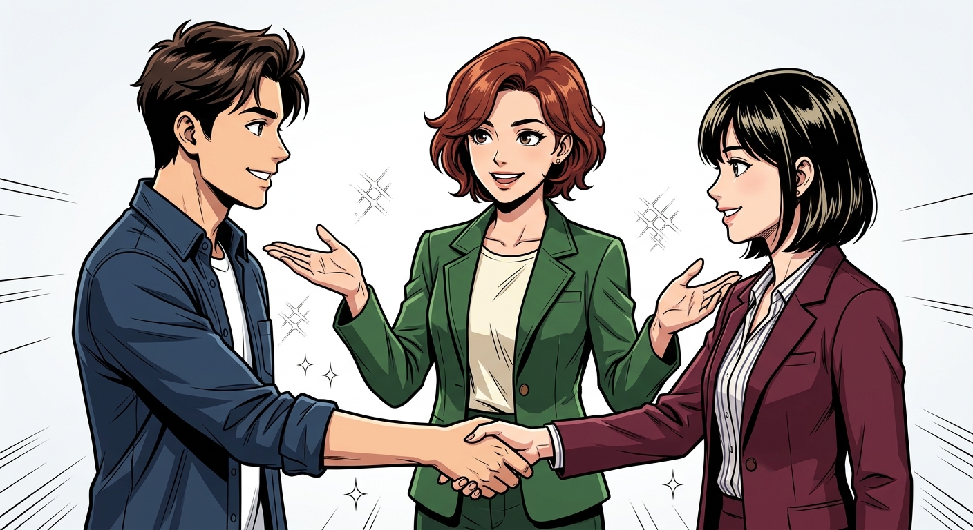 Ilustração mnemônica para o kanji 紹