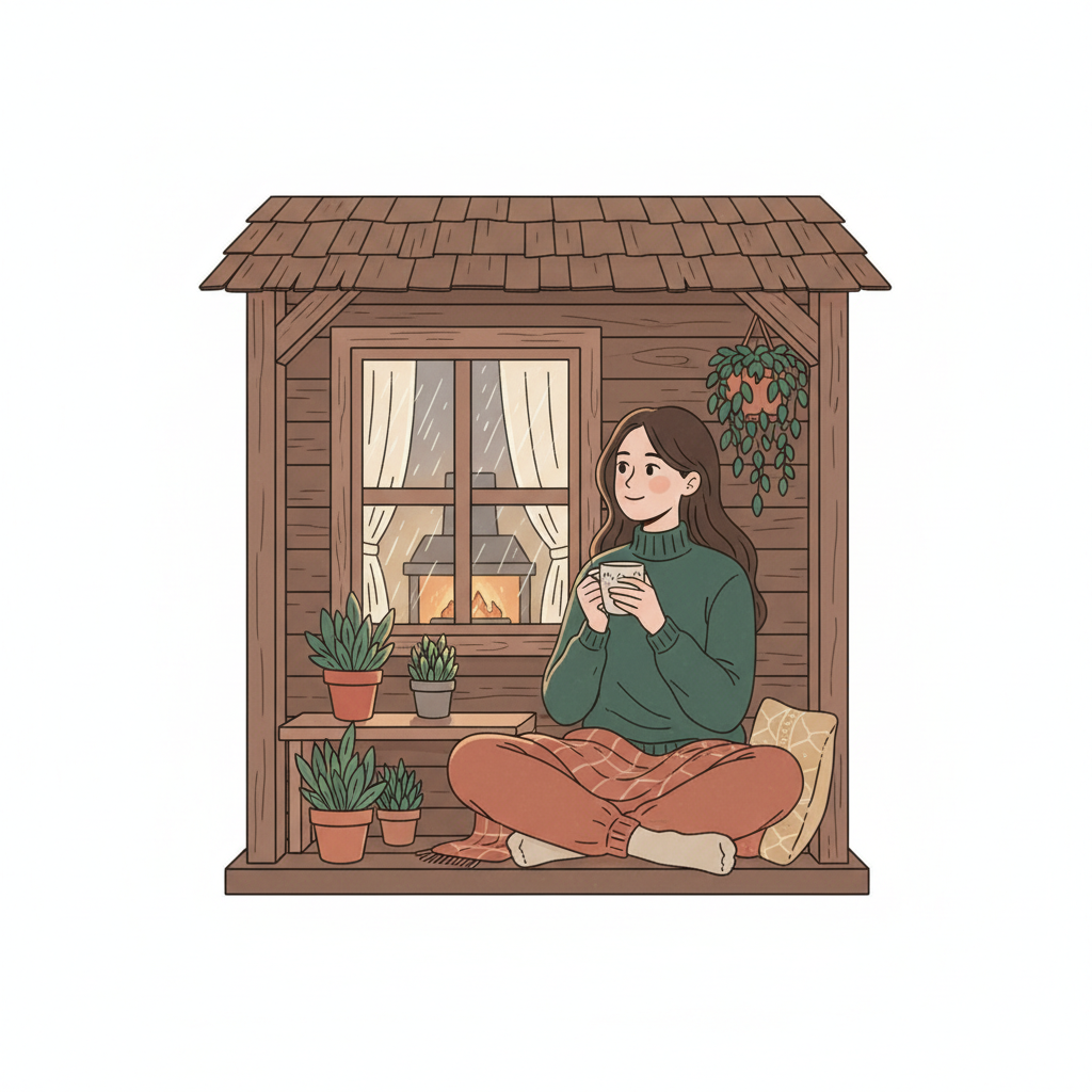 Illustration mnémonique pour le kanji 安