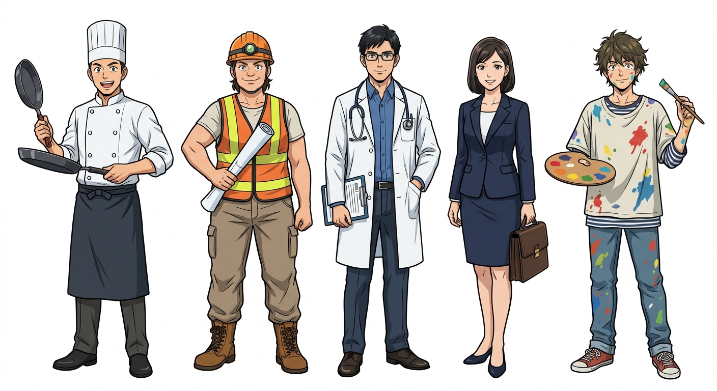 Illustration mnémonique pour le kanji 諸